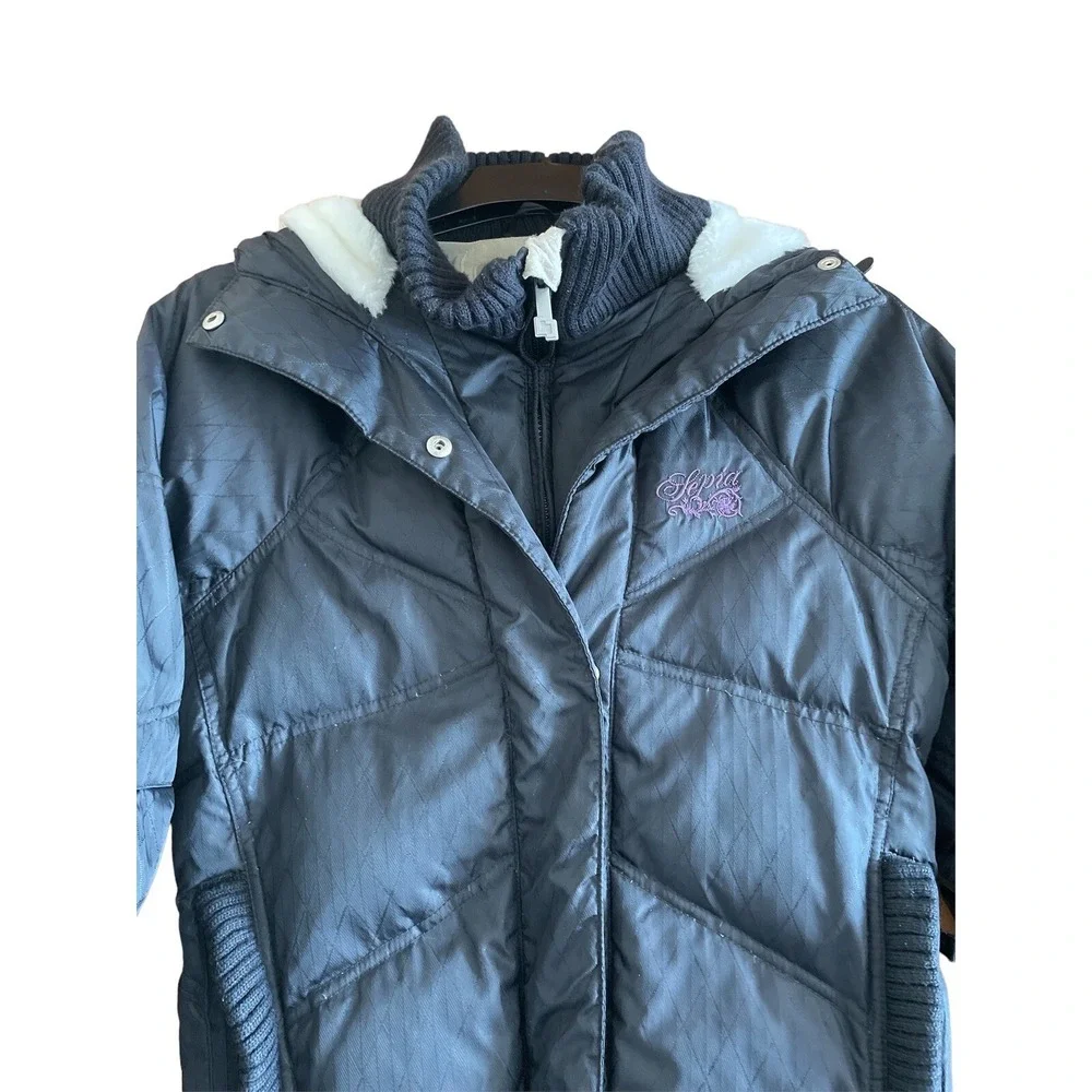 Sepia Women's Snowboarding Ski Jacket Coat‎ Down Insulated Size Small Black